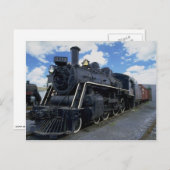 Antiker Zug Postkarte (Vorne/Hinten)