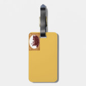 Antiker Zug-Taschen-Umbau Gepäckanhänger (Rückseite vertikal)