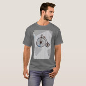 Antikes Abstraktes Bike T-Shirt (Vorne ganz)