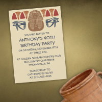 Antikes Ägypten König tut es als Custom Party