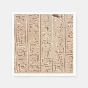Antikes Ägypten Schriftbuch Napkins Serviette