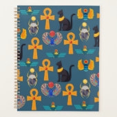 Antikes ägyptisches Muster, Hieroglyphen Digitalpa Planer (Vorderseite)