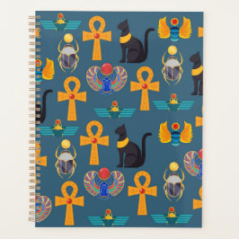 Antikes ägyptisches Muster, Hieroglyphen Digitalpa Planer