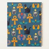 Antikes ägyptisches Muster, Hieroglyphen Digitalpa Planer (Rückseite)