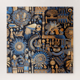 Antikes ägyptisches Textil-Puzzle Puzzle