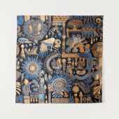 Antikes ägyptisches Textilband Wandteppich (Vorderseite)