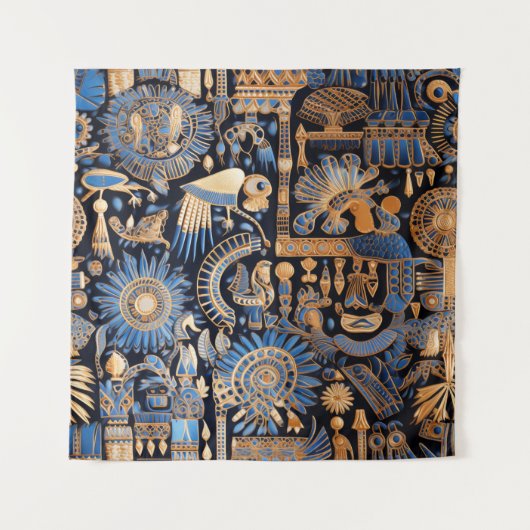 Antikes ägyptisches Textilband Wandteppich (Vorderseite)