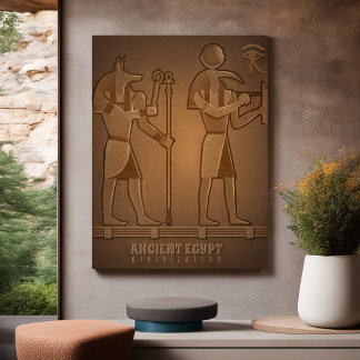 Antikes ägyptisches Zivilisationspopster Poster
