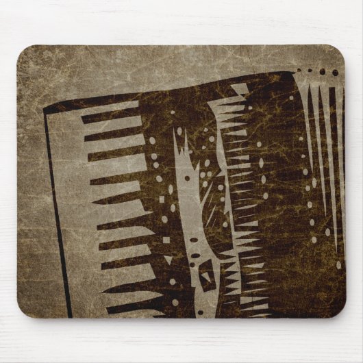 antikes Akkordeon Mousepad (Vorne)