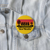 Antikes Albuquerque New Mexico Button (Beispiel)