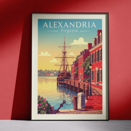 Antikes Alexandria Virginia Poster
