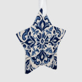 Antikes andalusisches Mosaikdesign für Zuhause Ornament (Vorderseite)