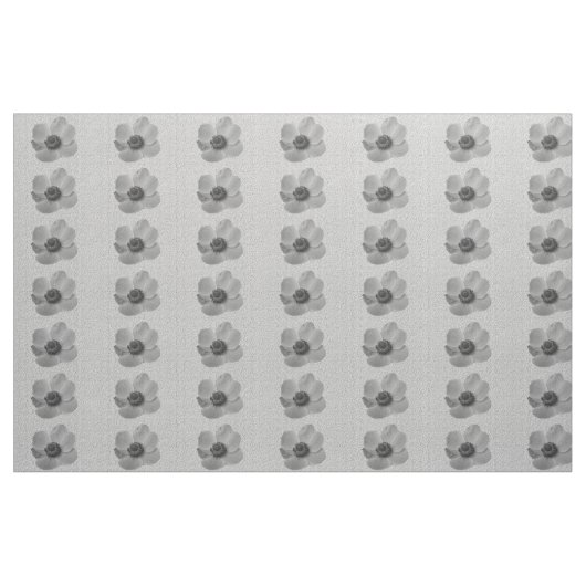Antikes Anemonen-Blumenmuster-Stoff Stoff (Fat Quarter (45,7 x 55,9 cm))