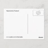 Antikes Angeln Postkarte (Rückseite)