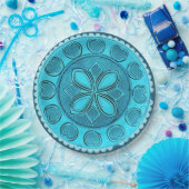 Antikes Aqua Glass Romantische Imitate China Pappteller (Party)