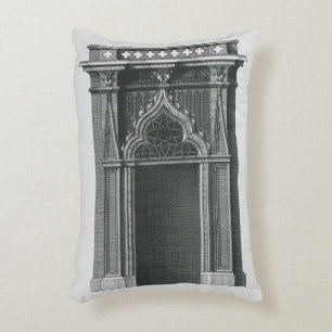 Antikes architektonisches Element, gotisches Porta Dekokissen