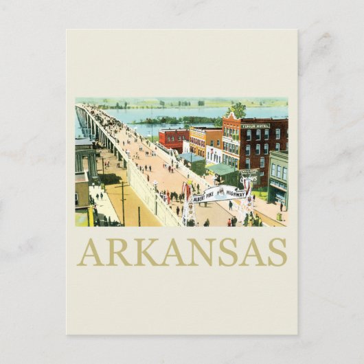 Antikes Arkansas Postkarte (Vorderseite)