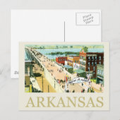 Antikes Arkansas Postkarte (Vorne/Hinten)