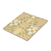 antikes Art Deco Blumenmuster Fliese (Seite)