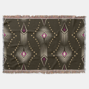 Antikes Art Deco geometrisches Ornament Decke