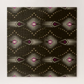 Antikes Art Deco Geometrisches Ornament Puzzle (Horizontal)