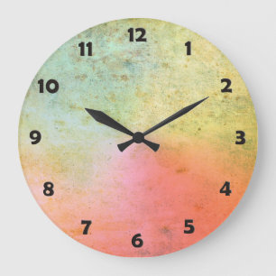 Antikes ART-Muster für Ihr Design Große Wanduhr