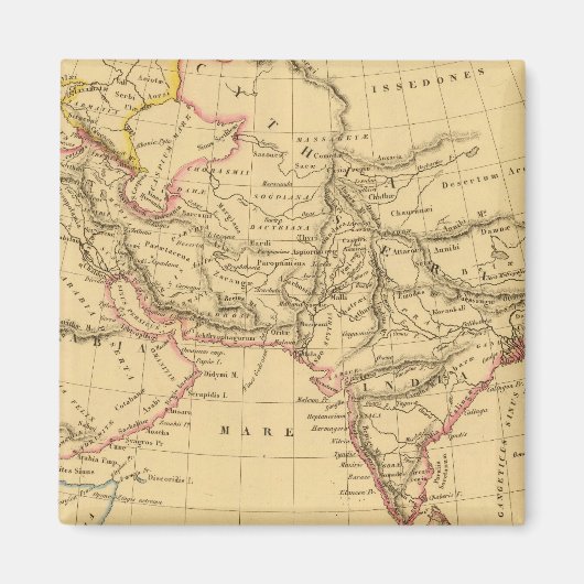 Antikes Asien Magnet (Vorne)