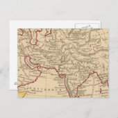 Antikes Asien Postkarte (Vorne/Hinten)