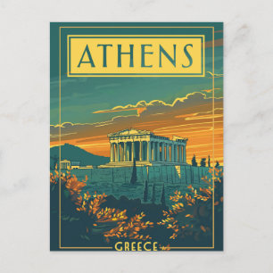 Antikes Athen, Griechenland Postkarte   Parthenon