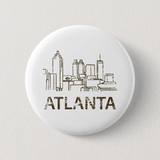 Antikes Atlanta Button (Vorderseite)