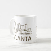 Antikes Atlanta Kaffeetasse (Vorderseite Links)