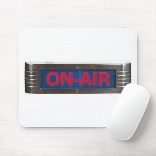 Antikes Auf-Luft Zeichen oder Auf-D-Luft Sendung Mousepad (Mit Mouse)