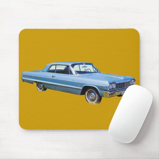 Antikes Auto 1964 Chevrolet Impala Mousepad (Mit Mouse)