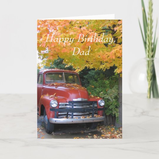 Antikes Auto Alles Gute Zum Geburtstag Vater Karte Zazzle De