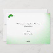 Antikes Auto Alt modische Weihnachtskarte Feiertagskarte (Rückseite)