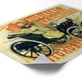 Antikes Auto Französisch Werbeplakat oder Print Poster (Ecke)