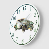 Antikes Auto Große Wanduhr (Winkel)