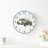 Antikes Auto Große Wanduhr (Zuhause)