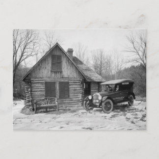 Antikes Auto in Rock Creek Park, 1920er Postkarte