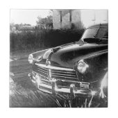 Antikes Auto-Keramik-Fliese des Hudsons Fliese (Vorderseite)