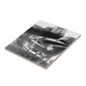 Antikes Auto-Keramik-Fliese des Hudsons Fliese (Seite)