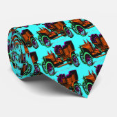 ANTIKES AUTO KRAWATTE (Gerollt)