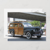 antikes Auto Postkarte (Vorne/Hinten)