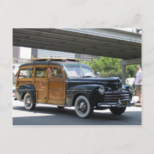 antikes Auto Postkarte