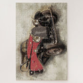Antikes Auto Puzzle (Vertikal)