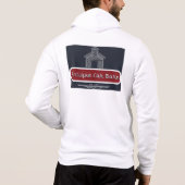 Antikes Auto Scheune - Reißverschluss Hoodie (Rückseite)
