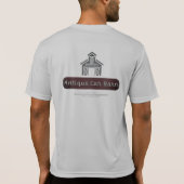 Antikes Auto Scheune - Trockenanpassung Grau T-Shirt (Rückseite)