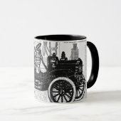 Antikes Auto Tasse (VorderseiteRechts)