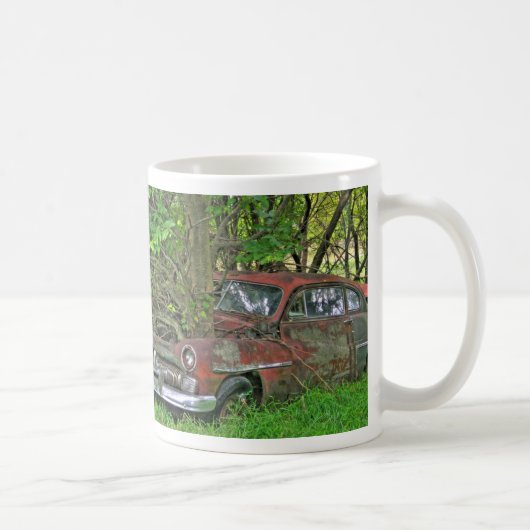 Antikes Auto-Tasse Kaffeetasse (Rechts)