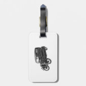 Antikes Automobil Gepäckanhänger (Rückseite vertikal)